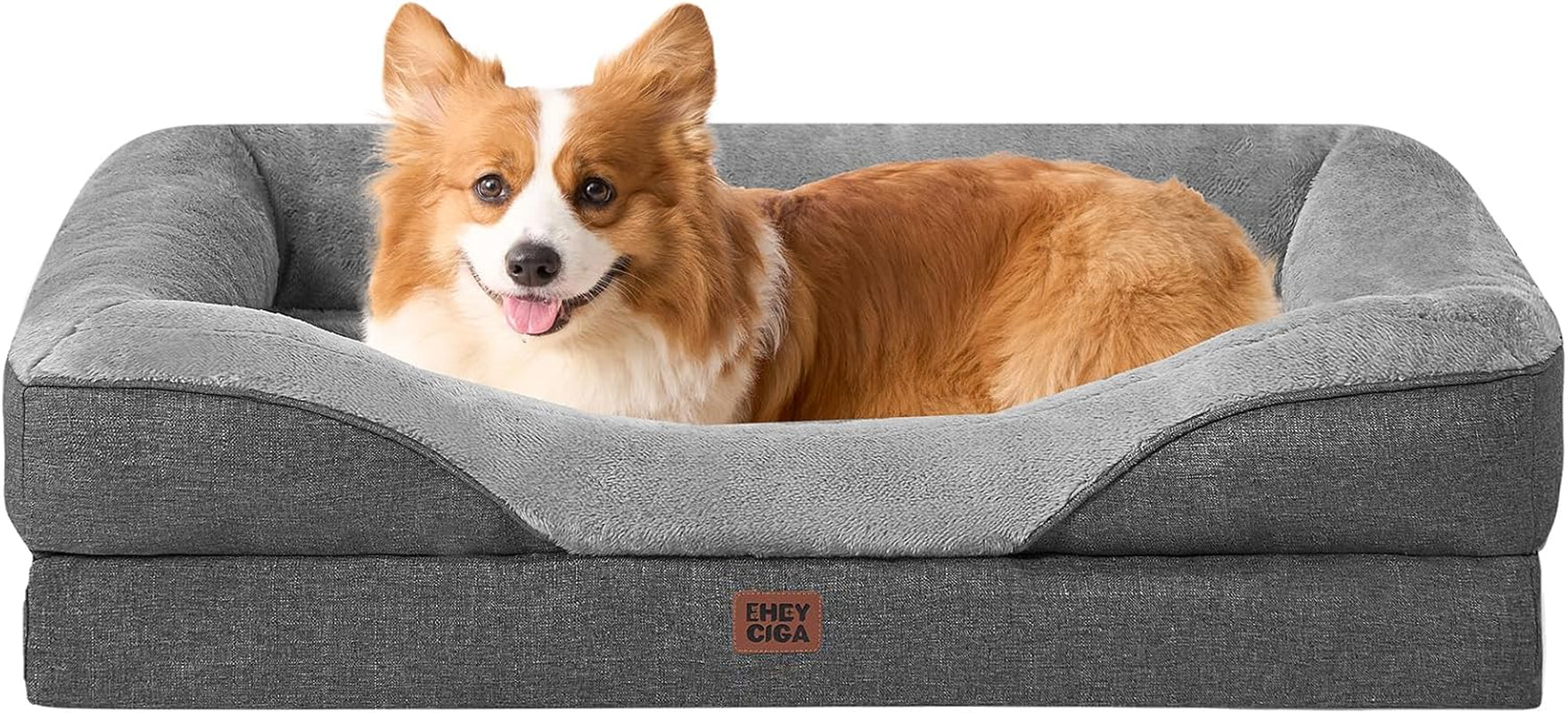 eheyciga-orthopedic-xl-dog-bed-for-large-sized-dog-42x30-inch-extra-large-memory-foam-dog-couch-bed-with-sides-waterproof-liner-washable-removable-cover-bolster-pet-sofa-grey