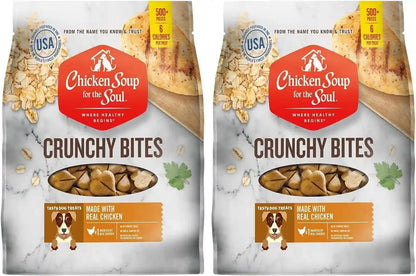 Chicken Soup for the Soul Pet Food Crunchy Bites Dog Treats, Chicken, 12 Ounce Bag | Soy, Corn & Wheat Free, No Artificial Flavors or Preservatives14