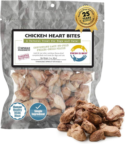 Fresh Is Best Freeze Dried Dog Treats - Raw Freeze Dried Chicken Breast for Dogs & Cats - Healthy Dog Training Treats in Resealable Zipper Bag - High-Protein Single Ingredient - Made in the USA9