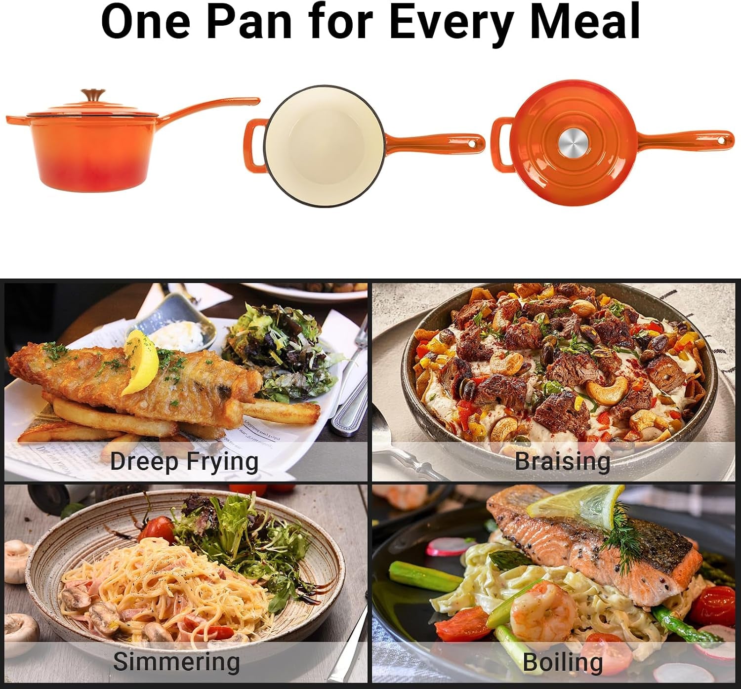 enameled-cast-iron-sauce-pan-2-quarts-round-sauce-pot-with-lid-mini-dutch-oven-enamel-saucepan-for-cooking-pasta-sauce-marinate-cook-refrigerate-and-serve-flame-orange