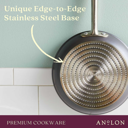 Accolade Forged Hard Anodized Nonstick Wok / Stir Fry Pan with Lid, 13.5 Inch - Moonstone Gray7