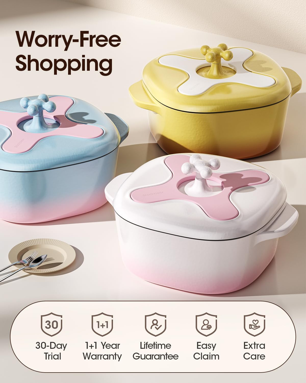 5-qt-enameled-cast-iron-dutch-oven-with-lid-cream-pink-white-6-layer-nonstick-enamel-extra-capacity-oval-design-heavy-self-basting-lid-heat-resistant-silicone-pad-included
