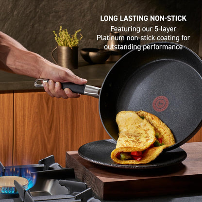 Stone Force Platinum Non Stick Cookware Set 12 Piece, Oven Broiler Safe 400°F, Kitchen Cooking Set W/Fry Pans, Saucepans, Dutch Oven, Tools, Steamer Insert, Lids, Cookware, Dishwasher Safe Black4