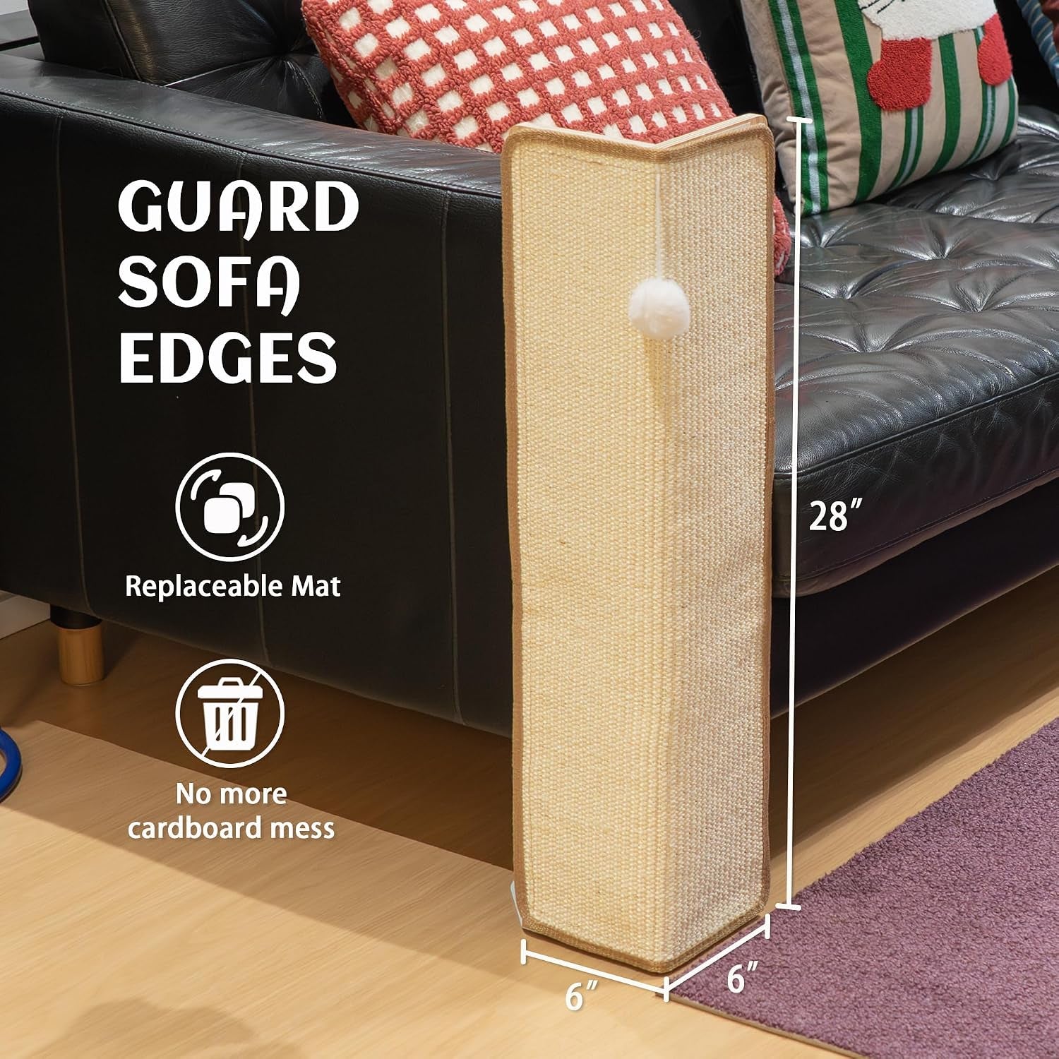 petkaray-27-9-cat-scratching-post-for-couch-corner-furniture-protector-under-furniture-cat-scratcher-natural-sisal-scratch-pad-anti-scratch-couch-protector-for-indoor-cats-with-toy-ball