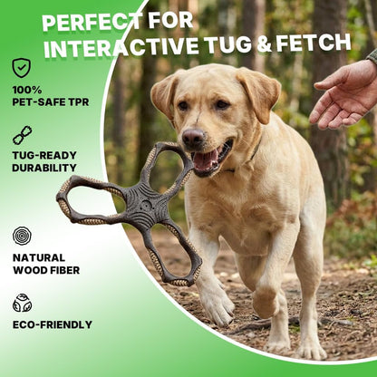 Durable Dog Tug Toy for Multiple Dogs - 3-Way Tug of War Dog Toy, Dog Chew Toy Promotes Dental Health, Interactive Dog Toys for Reducing Boredom5