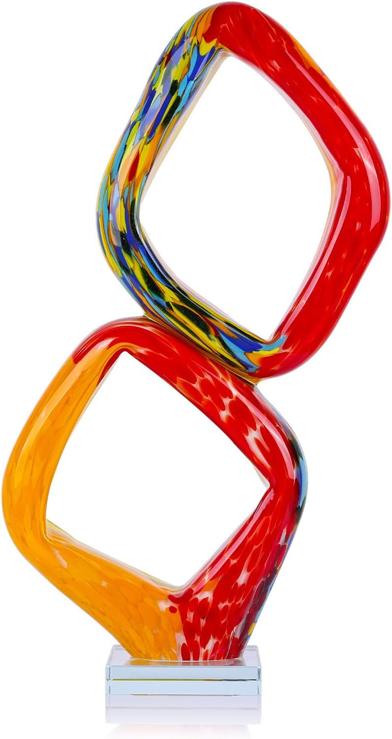 17-7in-tall-abstract-orange-glass-sculpture-large-hand-blown-glass-figurine-handblown-statue-for-home-decor-living-room-shelf-mantel-tabletop-display-modern-art-accent-piece
