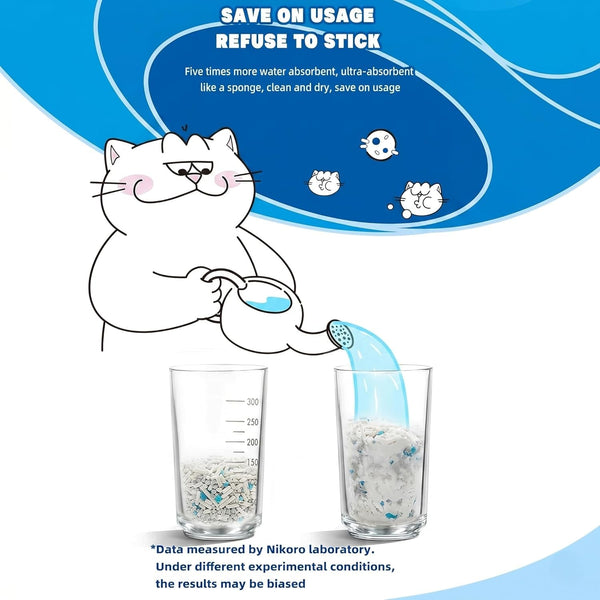 NIKORO Tofu Cat Litter,Strong Clumping Cat Litters,Odor Control and Unscented Ultra Absorbent Water Flushable Tofu Cat Litter,Dust Free Scent Free,21 Lbs(5.29 Lbs×4Bags)5