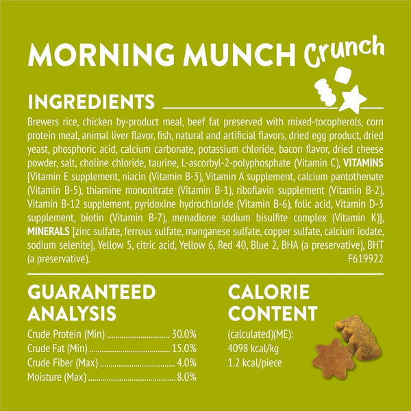 Purina Friskies Party Mix Morning Munch Crunch Egg, Bacon and Cheese Flavors Cat Treats - 30 Oz Canister6