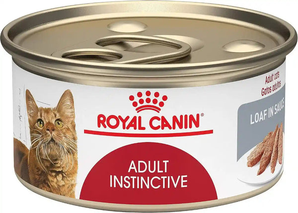 ROYAL CANIN Feline Health Nutrition Adult Instinctive Adult Loaf in Sauce Cat Food, 3 Oz (Pack of 24)1