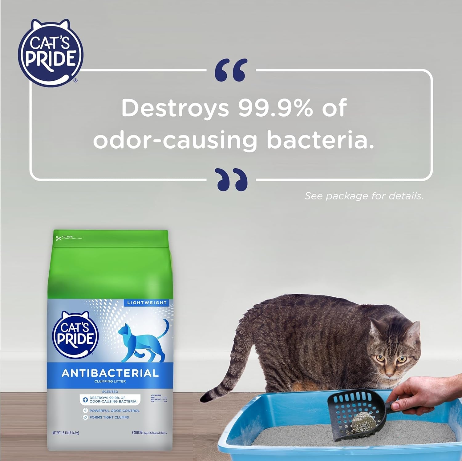 cats-pride-antibacterial-cat-litter-destroys-99-9-of-odor-causing-bacteria-powerful-odor-control-premium-lightweight-clumping-litter-scented-18-pounds