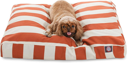 Majestic Pet Stripes Rectangle Medium Dog Bed Washable – Non Slip Comfy Pet Bed – Dog Crate Bed with Removable Washable Cover – Dog Kennel Bed for Sleeping, Polyester Fiber, Medium, Black9