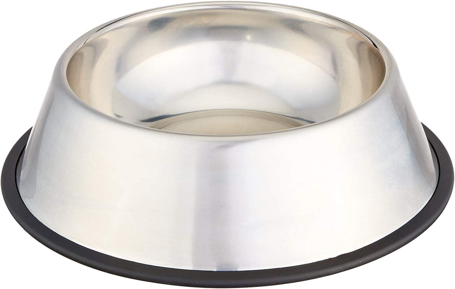 amazon-basics-stainless-steel-non-skid-dog-water-and-food-bowls-dishwasher-safe-rust-resistant-38oz-capacity-10-x-2-8-inches-2-pack