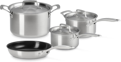 Essential Stainless Steel Set of 7 Cookware Set1