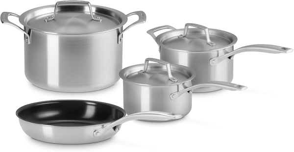 Essential Stainless Steel Set of 7 Cookware Set1