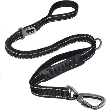 Heavy Duty Dog Leash and LED Light Set, LED Light with Nylon Stickers, Universal Glowing Accessories Easy to Attach Collar Leash and Harness, Safety LED Light up Band for Dogs at Night Walking12