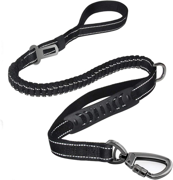 Heavy Duty Dog Leash and LED Light Set, LED Light with Nylon Stickers, Universal Glowing Accessories Easy to Attach Collar Leash and Harness, Safety LED Light up Band for Dogs at Night Walking12