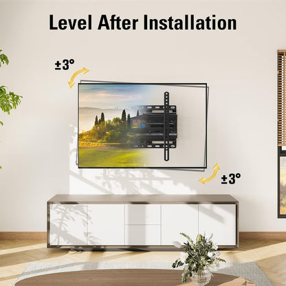 Full Motion TV Wall Mount for 32-70 Inch Tvs up to 99Lbs | Mount Bracket with Swivel and Tilt, TV Bracket with Articulating Dual Arms, Fits 16” Studs, Max VESA 400X400 Mm, MD23805