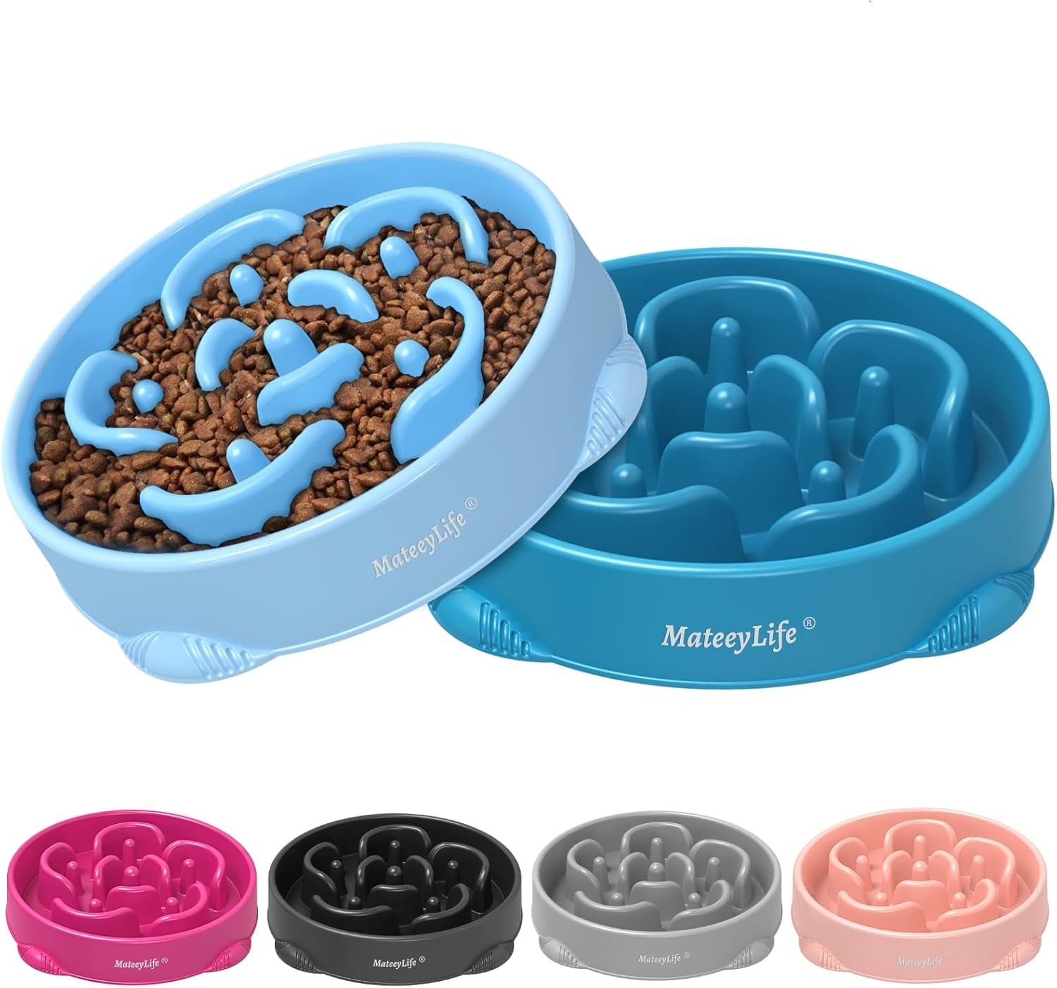 mateeylife-2-pack-slow-feeder-dog-bowls-2-cups-dog-puzzle-feeder-bowl-food-contact-safe-dishwasher-safe-non-slip-base-maze-design-for-fast-eaters-for-dogs-and-cats-daily-mealtimes
