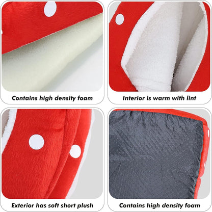 Mygeromon Guinea Pig Bed Rabbit Hideout Cuddle Cup (Strawberry Style) | Washable, Winter, Small Animals Sleeping House, for Ferret, Chinchilla, Bunny4