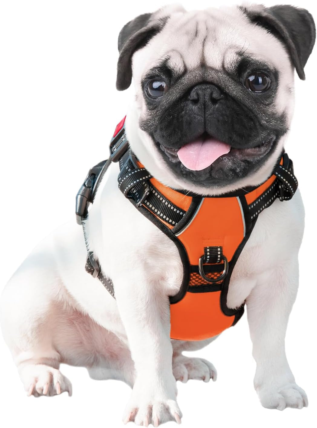 phoepet-no-pull-dog-harness-medium-reflective-front-clip-vest-with-handle-adjustable-2-metal-rings-3-buckles-easy-to-put-on-take-offm-orange