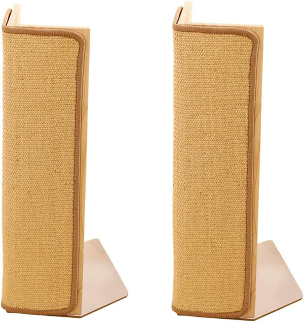 SHENGOCASE 2-Pack 24.5" Tall Sofa Couch Corner Cat Sisal Scratcher, Scratching Post,Scratch Post, Couch Protector, Replaceable Scratch Pad Mat1