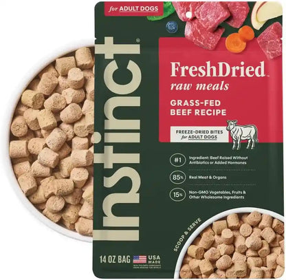 Instinct Freeze-Dried Meals, Freshdried Bites, Natural Dog Food, Grain-Free - Grass-Fed Beef, 25 Oz. Bag11