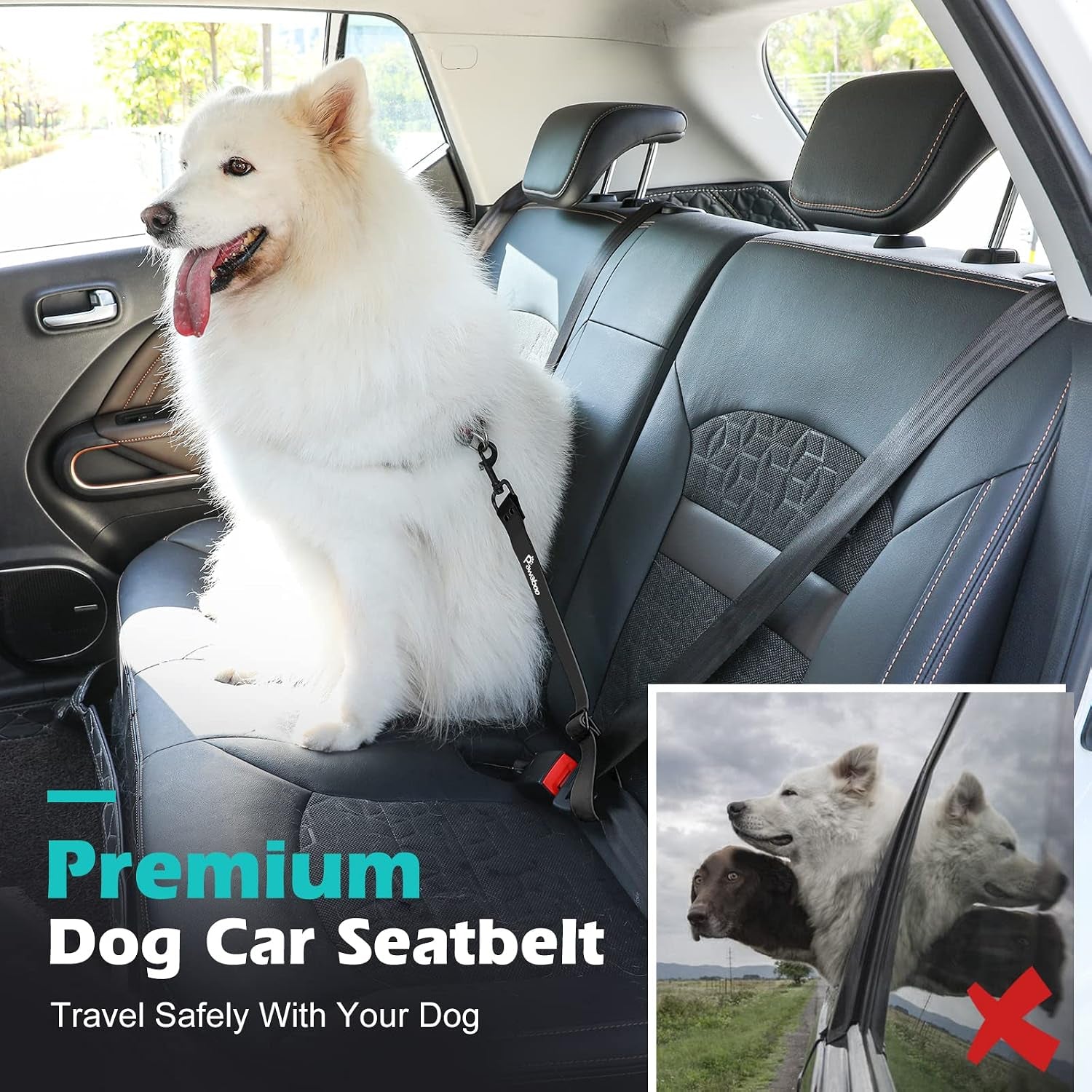 pawaboo-dog-seat-belt-for-car-with-360-hook-20-in-chew-proof-black-adjustable-nylon-pvc-dog-car-safety-restraint-dog-seat-belt-leashes-for-cars-universal-pet-safety-belts