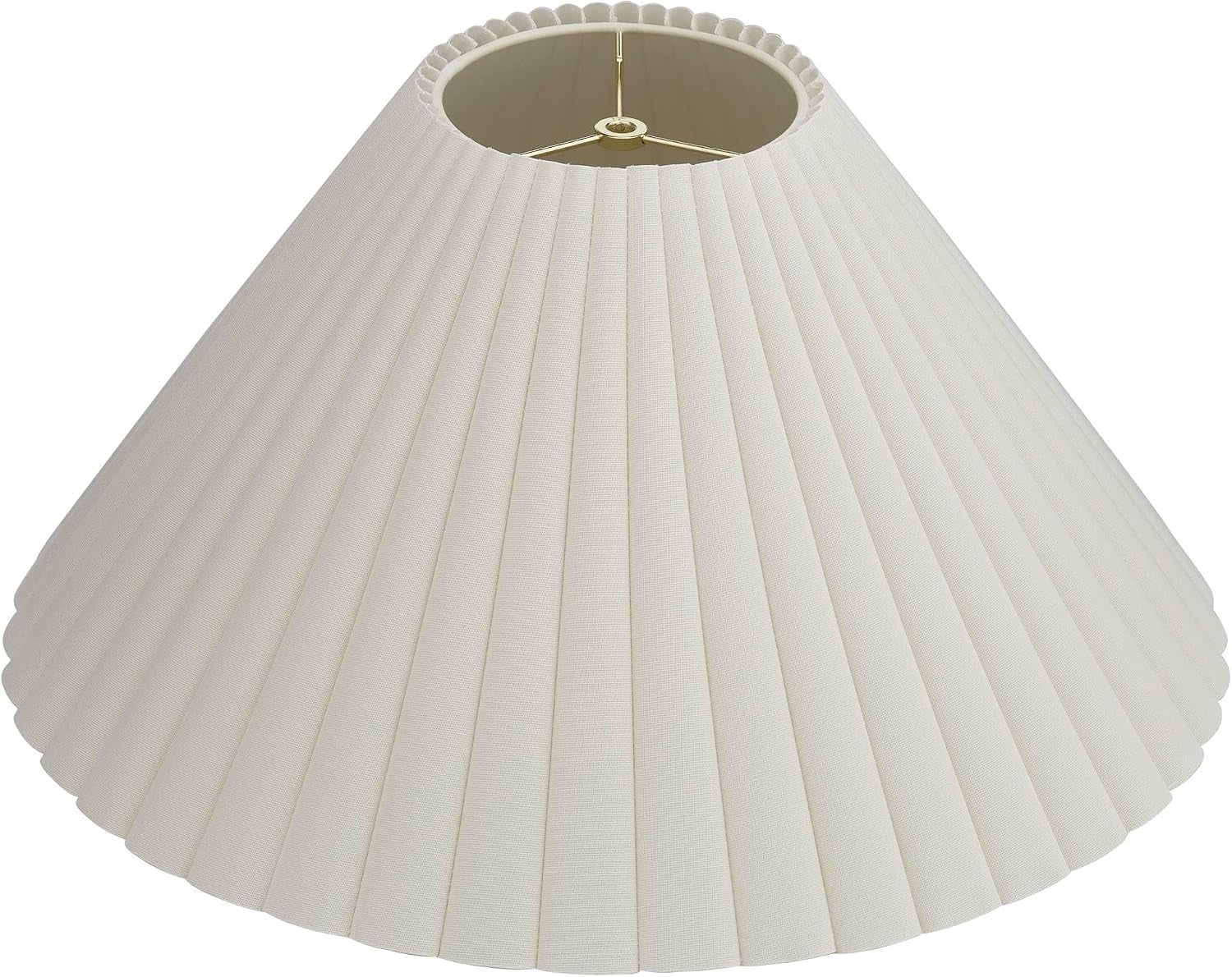 antique-extra-large-white-box-pleat-shade-6-75x20-75x12-5-spider-set-2-pre-assembled-6-75-top-x-20-75-bottom-x-10-75-high-x-12-5-slant-replacement-for-table-floor-lamps-empire-harp-finial