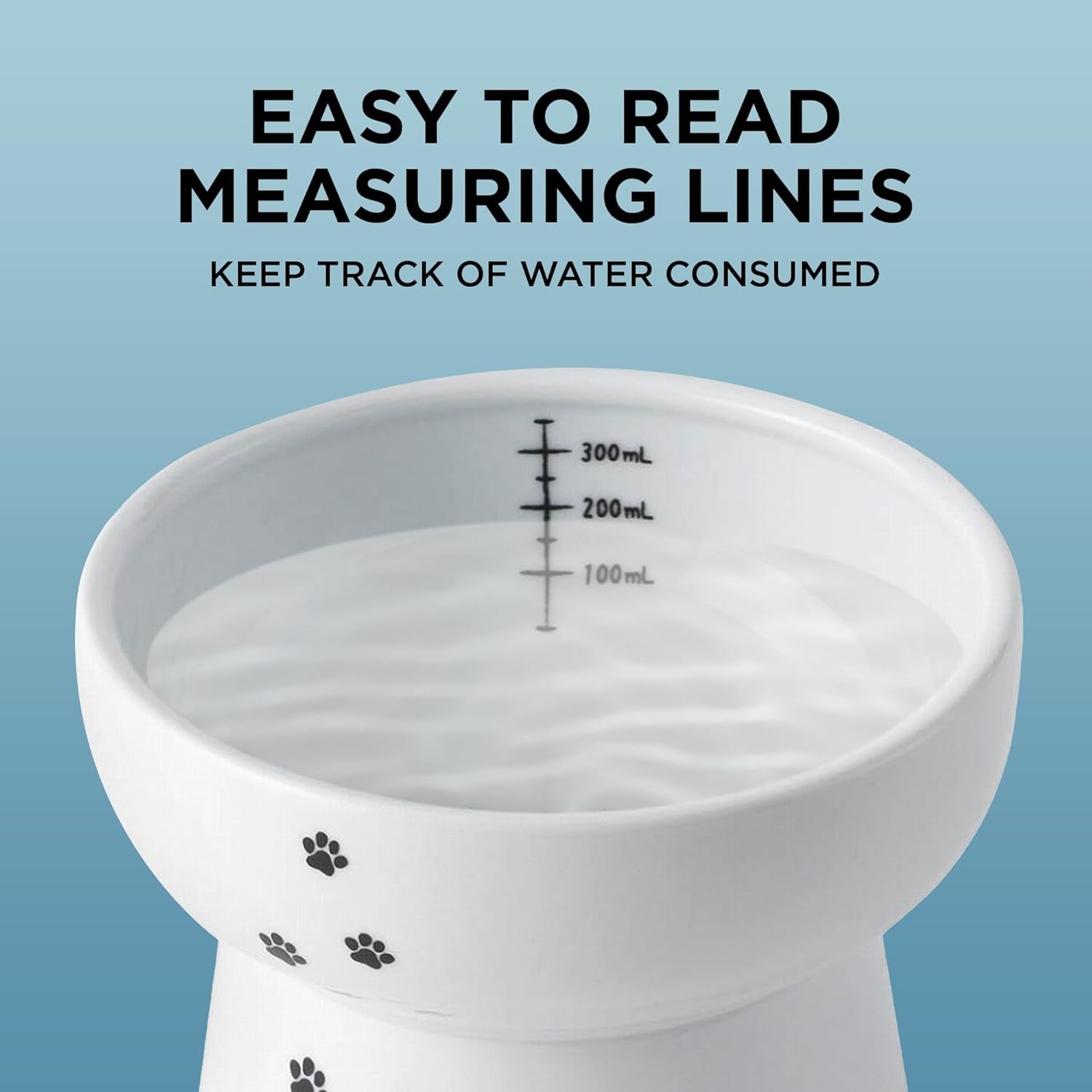 necoichi-raised-cat-water-bowl-elevated-with-measurement-lines-dishwasher-and-microwave-safe-cat-extra-tall-white