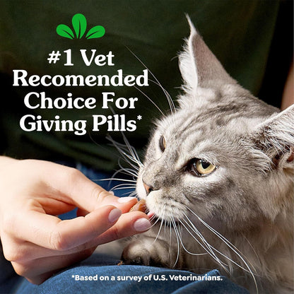 Greenies Feline Pill Pockets Soft Cat Treats, Chicken Flavor, 85 Count | #1 Vet-Recommended, Moldable Pocket Hides Pills, No Artificial Flavors or Preservatives, Real Ingredients3