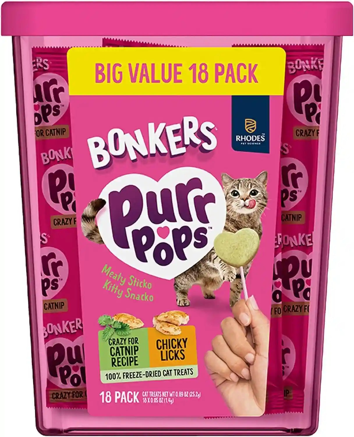 bonkers-purrpops-freeze-dried-cat-treats-2-18-pack-variety-bundle-with-salmon-tuna-catnip-chicken-flavors-plus-2-cat-pom-pom-balls-toy