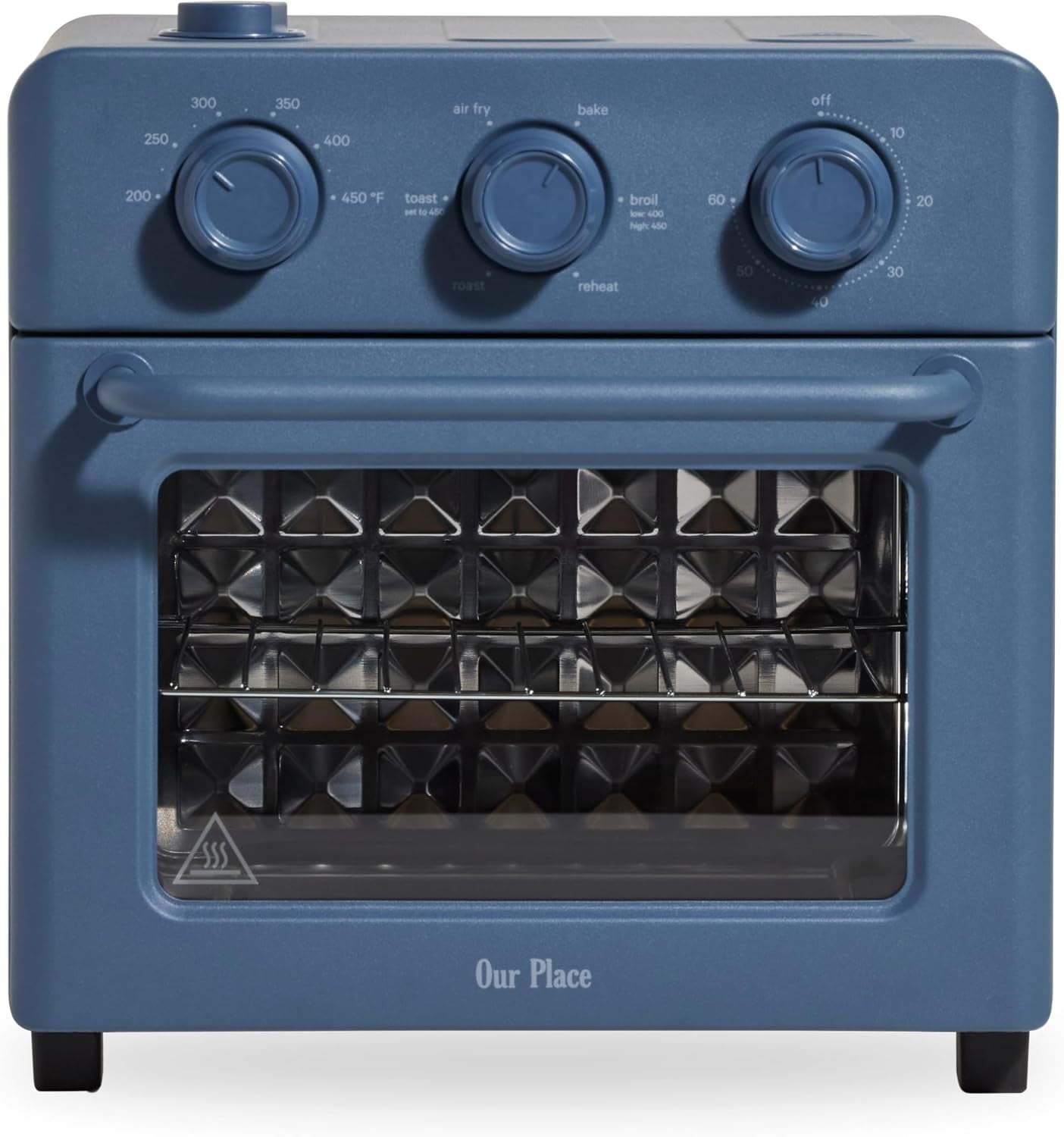 our-place-wonder-oven-6-in-1-air-fryer-toaster-oven-2-rack-13-qt-non-toxic-air-fryer-toaster-oven-combo-basket-wire-rack-bake-pan-crumb-tray-toast-roast-bake-broil-reheat-steam