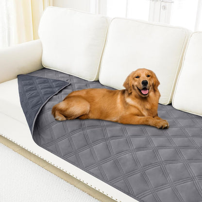 Smiry Waterproof Dog Bed Cover Blanket, Reversible Pet Blanket | Soft Reversible, Washable Leakproof Cats Dogs Couch Cover for Sofa, Couch, Furniture (30X70 Inch)23