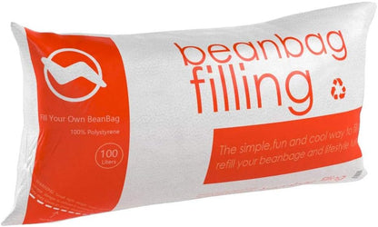 Bean Refill Polystyrene Beans for Bean Bags or Crafts, 100 Liters | Polystyrene Bean Filled, Polystyrene, Adult-Sized Comfortable Seating, DIY Projects, Ultra-Lightweight, Made in the USA4