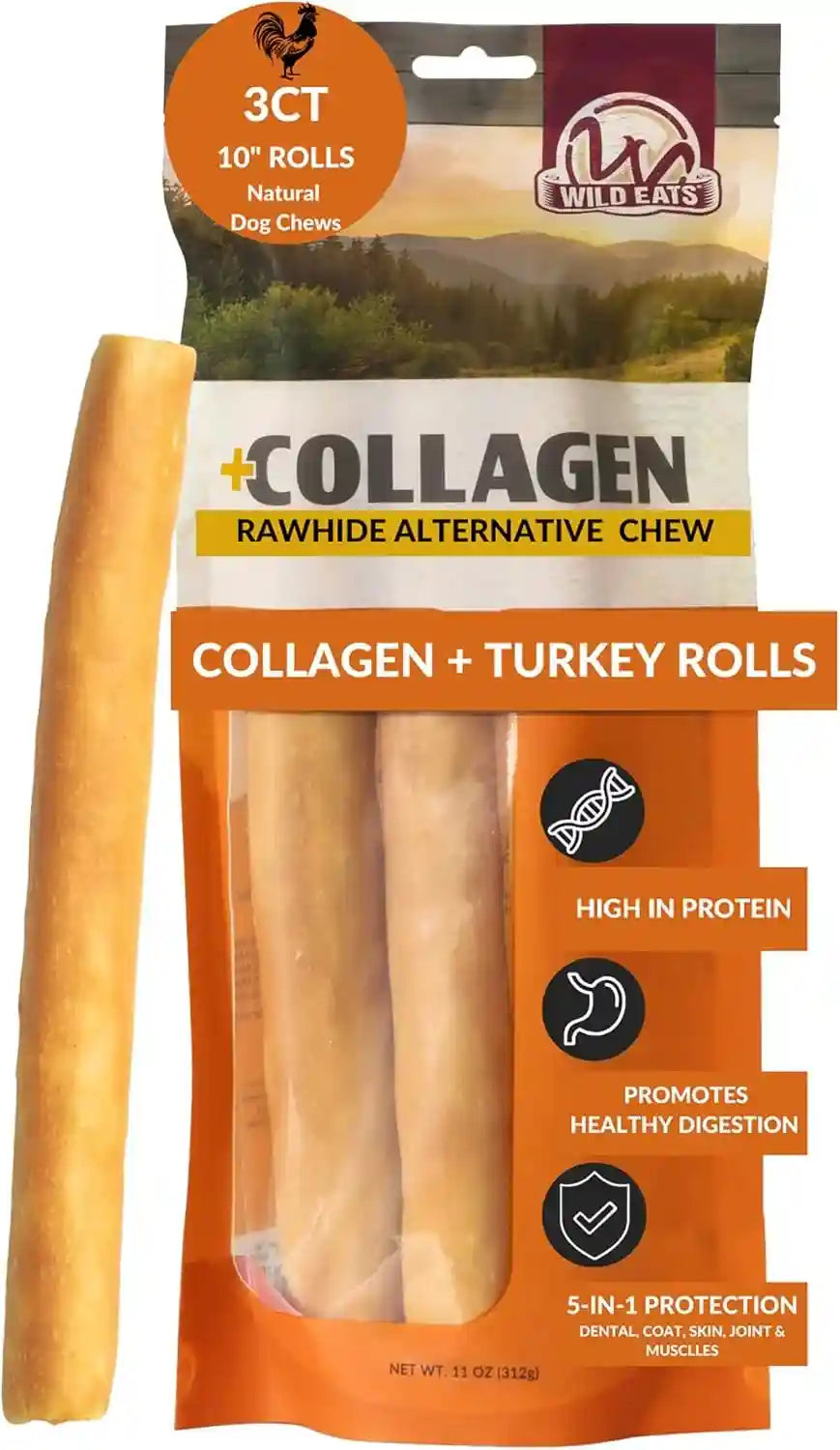 wild-eats-real-duck-collagen-bully-sticks-for-dogs-25-pack-rawhide-free-no-hide-chew-treat-made-without-grain-5-inch-size-high-protein-satisfies-natural-gnawing-urges-suits-all-breeds