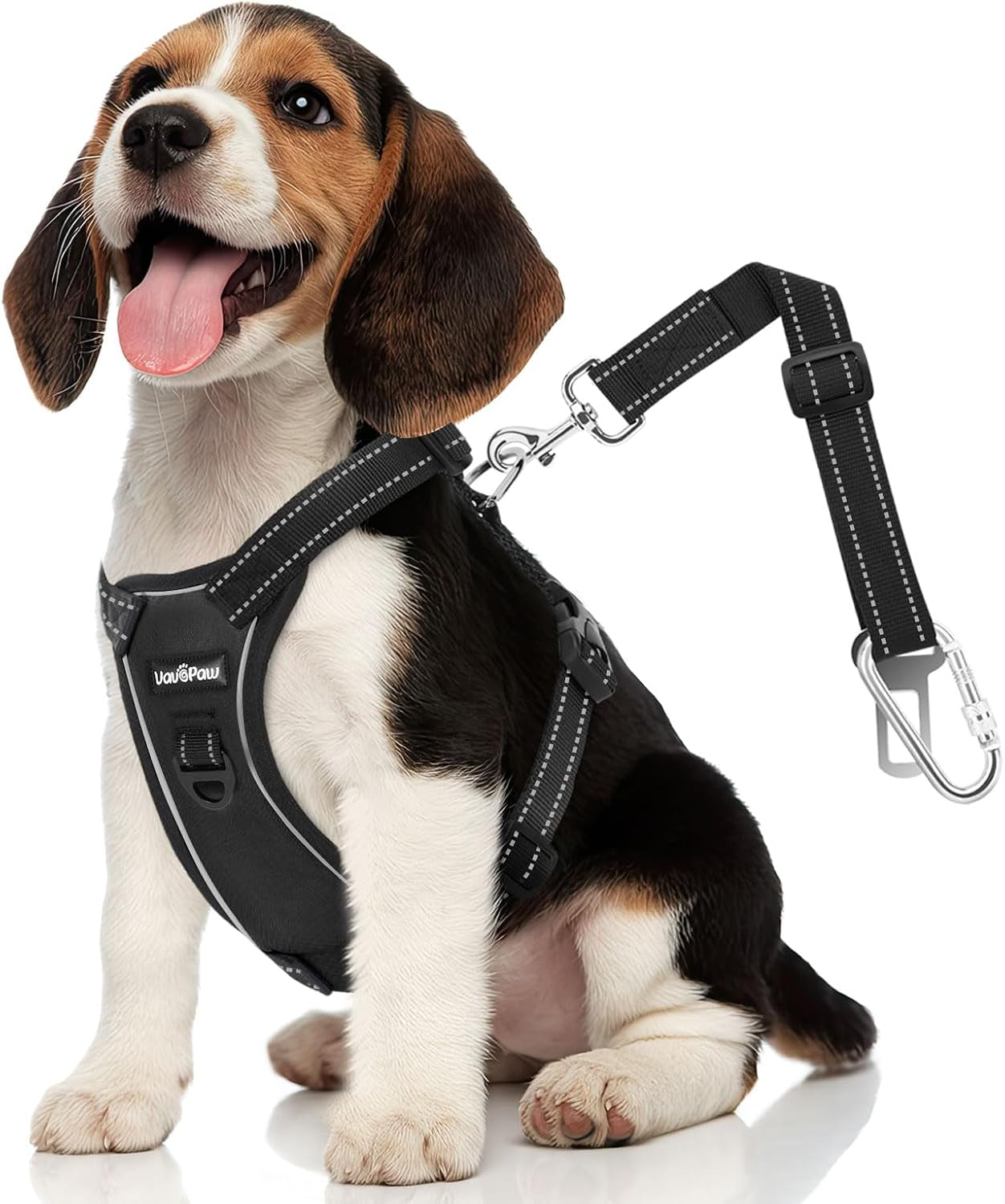 vavopaw-dog-seat-belt-vest-harness-for-car-2-in-1-seatbelt-buckle-soft-breathable-mesh-adjustable-buckle-nylon-heavy-duty-pet-safety-seat-belts-for-small-medium-large-pets-black-l