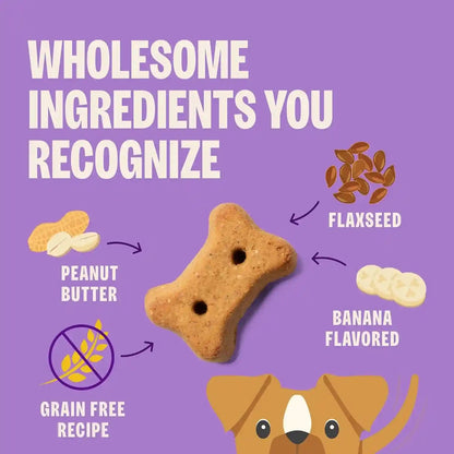 Wellness Old Mother Hubbard Classic Grain Free P-Nuttier'N Nanners Dog Biscuits, Natural Training Treats, Peanut Butter and Banana Flavor, Mini Size. 16 Oz Bag3