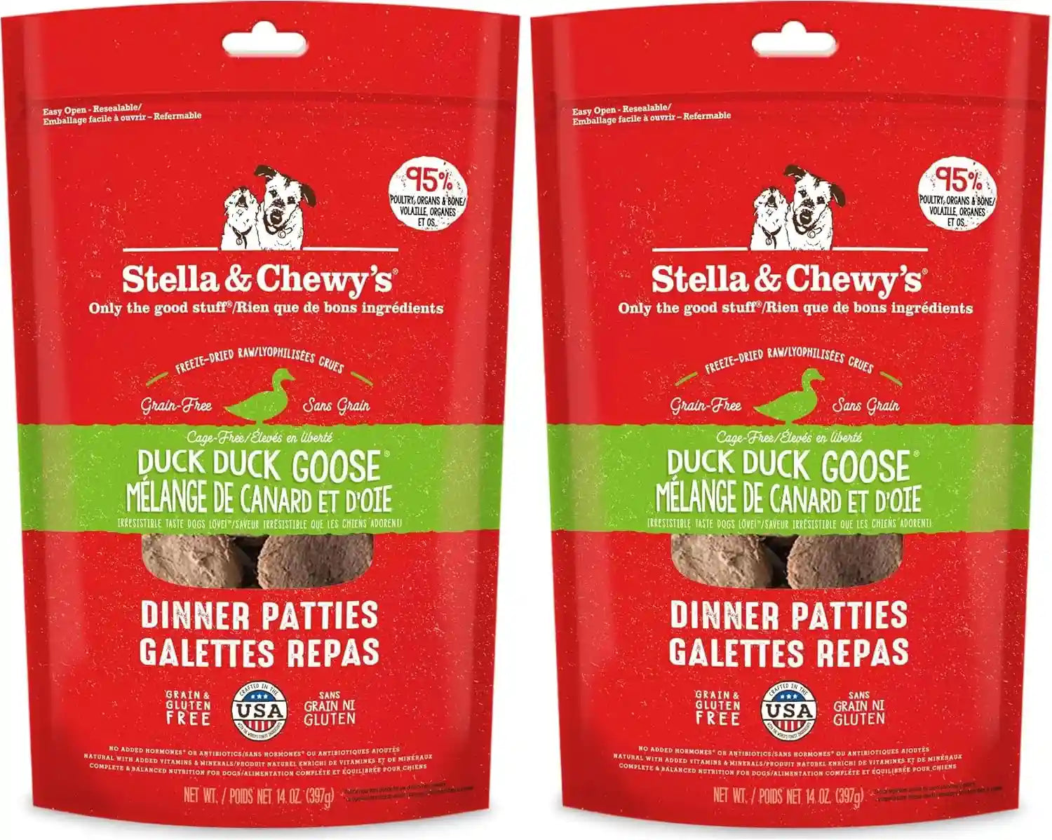 stella-chewys-freeze-dried-raw-dinner-patties-beef-recipe-high-protein-grain-free-puppy-dog-food-perfect-for-picky-eaters-25-oz
