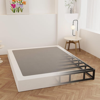 9 Inch Box Spring for Queen Bed, Bed Base with Fabric Cover | Heavy Duty Metal, High Bearing Capacity, Mattress Foundation, Easy Assembly, Noise Free1