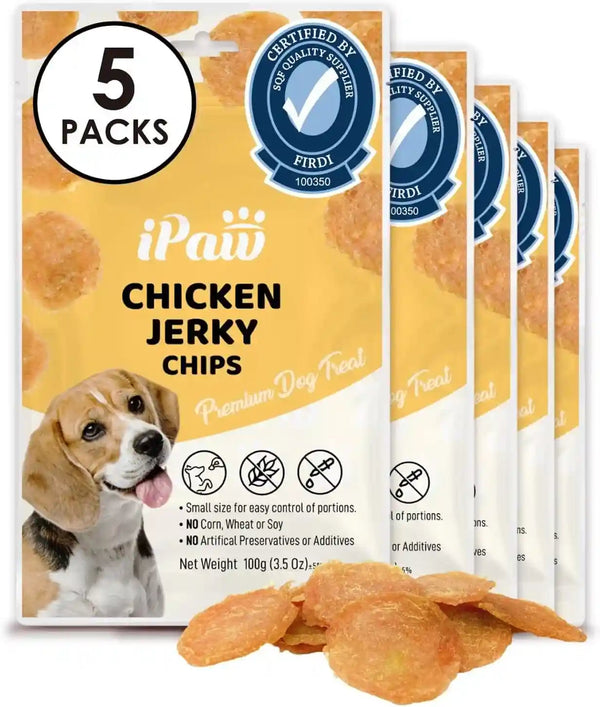 Ipaw Chicken Tots Dog Treat,Sqf-Certified Production Process,Training Treat | Puppy Training, Human Grade, Training Reward, Hypoallergenic, Easy to Digest16