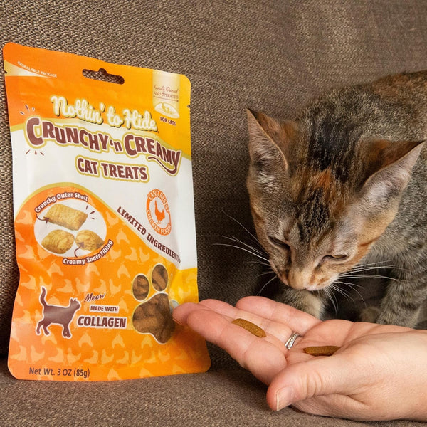 Fieldcrest Farms Collagen Cat Treats, Chicken, Crunchy & Creamy, 3 Oz Pouch | Supports Skin, Coat & Joints, High Protein, No Wheat or Soy, Great for Training & Rewards, All Life Stages6
