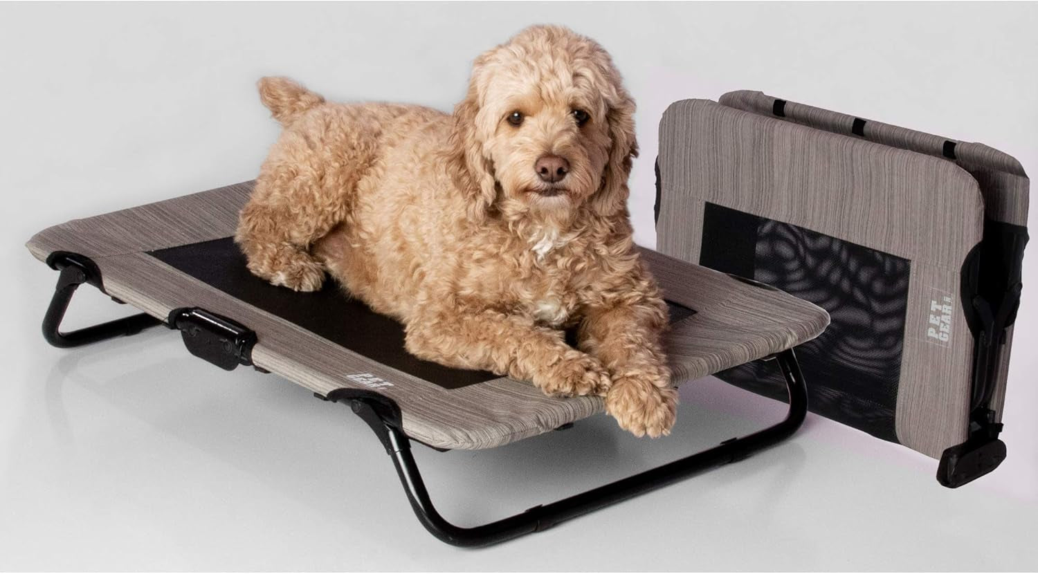 pet-gear-lifestyle-pet-cot-elevated-bed-30-inch-caribbean-ocean-no-assembly-required-premium-tear-resistant-cooling-mesh-indoor-outdoor-lightweight-portable