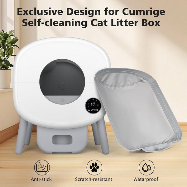 Cumrige Self Cleaning Litter Box M2 Waterproof Pad （Two Pack）4