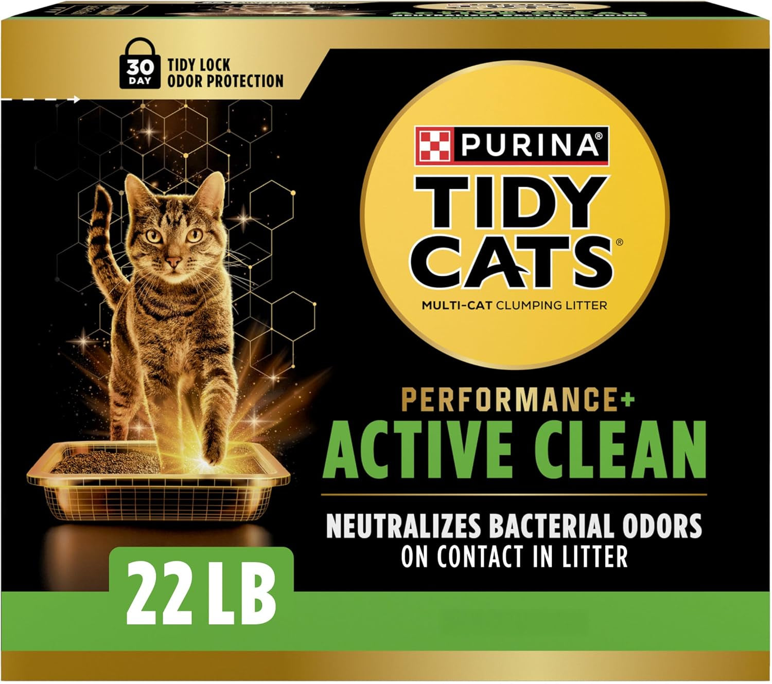 tidy-cats-performance-plus-active-clean-scented-clumping-multi-cat-litter-22-lb-box