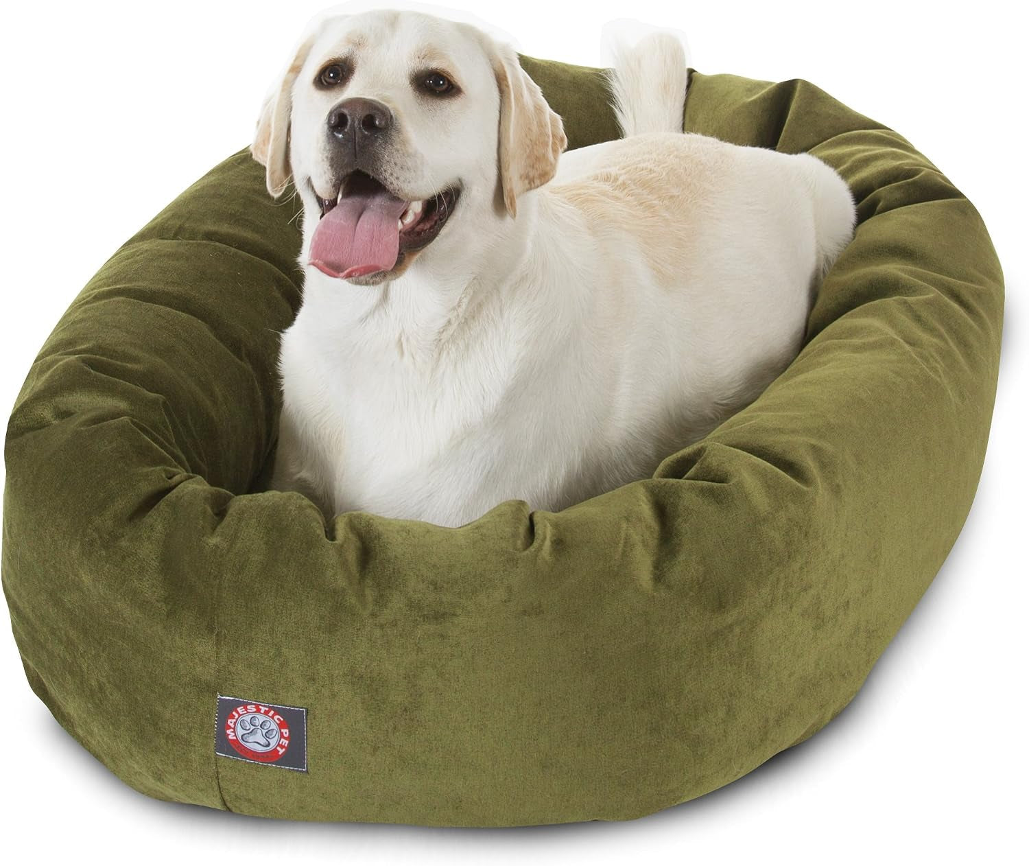 majestic-pet-40-inch-micro-velvet-calming-dog-bed-washable-cozy-soft-round-dog-bed-with-spine-for-head-support-fluffy-donut-dog-bed-40x29x9-inch-round-pet-bed-large-pearl