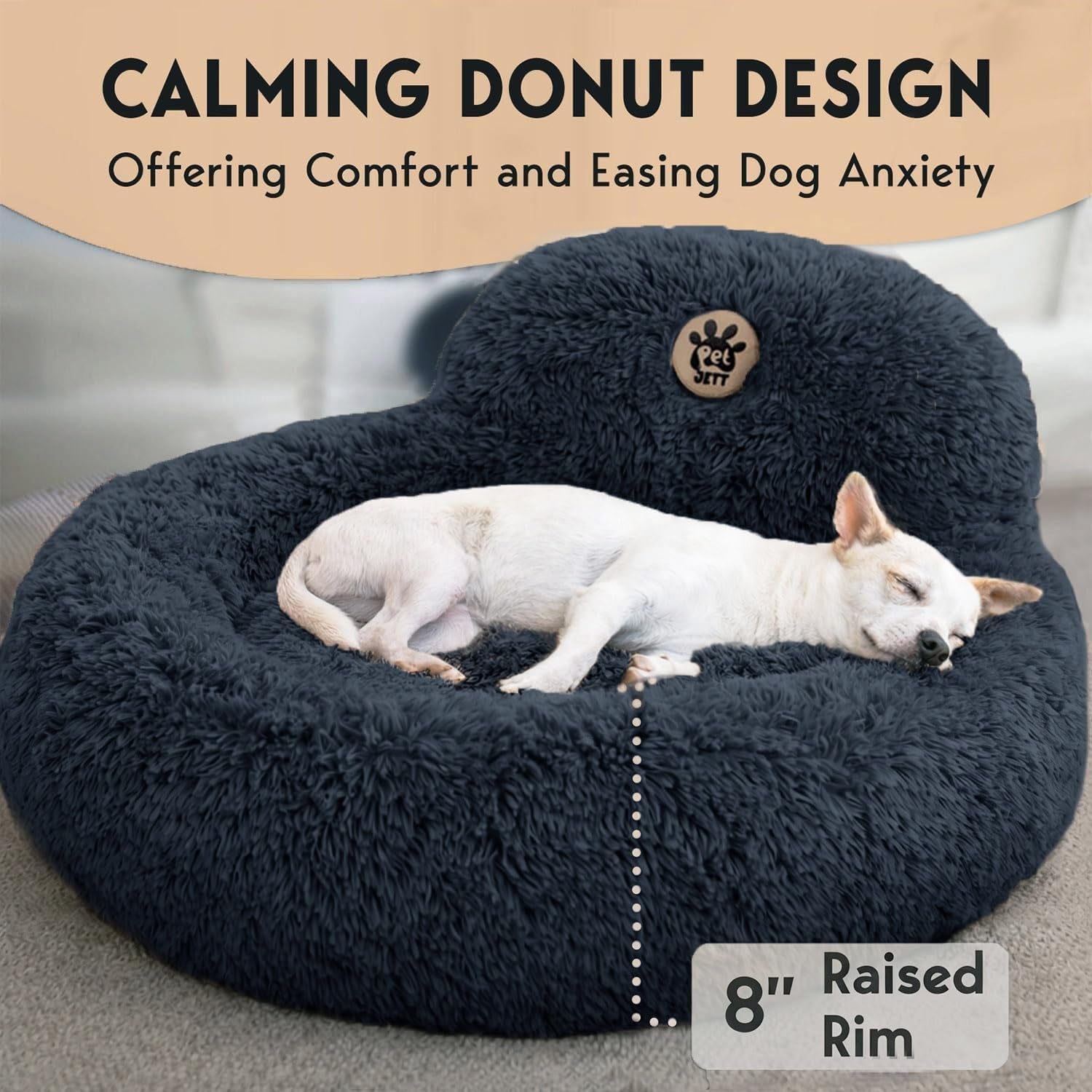 petjett-calming-dog-bed-medium-size-dog-30-donut-bed-washable-dog-bed-anti-slip-super-soft-fluffy-plush-round-dog-bed-anti-anxiety-premium-comfort-pet-bed-fits-dogs-upto-45-lbs-dark-grey