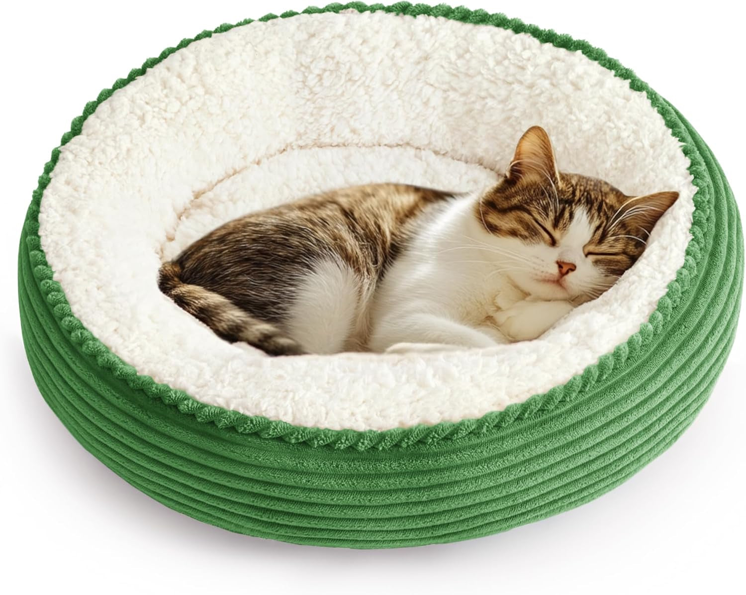 loves-cabin-round-donut-cat-and-dog-cushion-bed-20in-bed-for-cats-or-small-dogs-anti-slip-water-resistant-bottom-super-soft-durable-fabric-pet-beds-washable-luxury-cat-dog-bed-gray