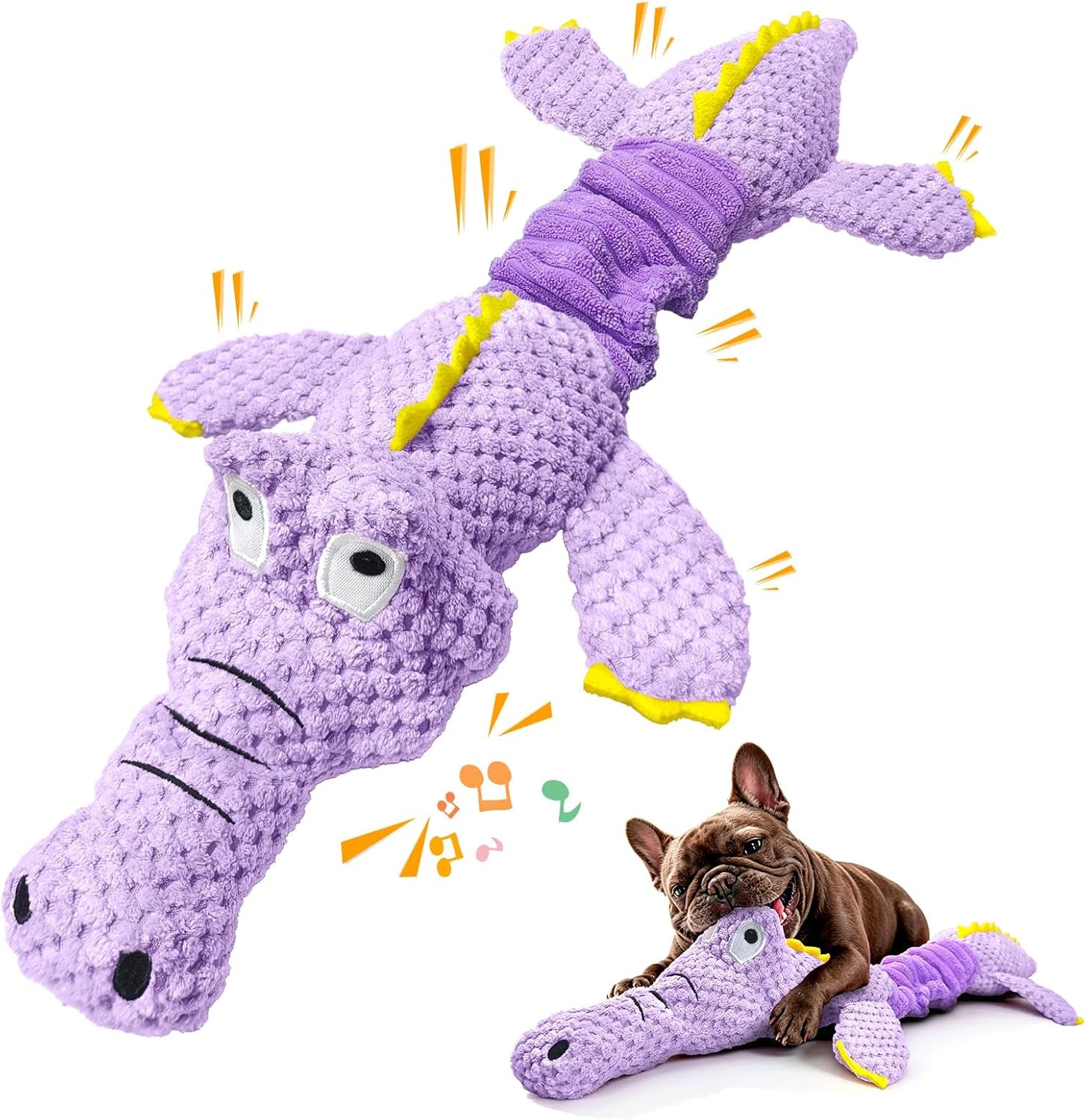 wowbala-dog-squeaky-toys-stretchable-crocodile-for-interactive-tug-of-war-24-31in-plush-chew-toy-with-squeaker-crinkle-paper-pineapple-cotton-ideal-for-puppy-small-medium-dogs-indoor-outdoor-play