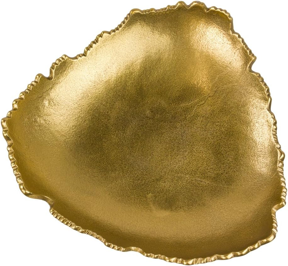12-decorative-antique-golden-allure-torn-metal-centerpiece-bowl-with-sculpted-edges