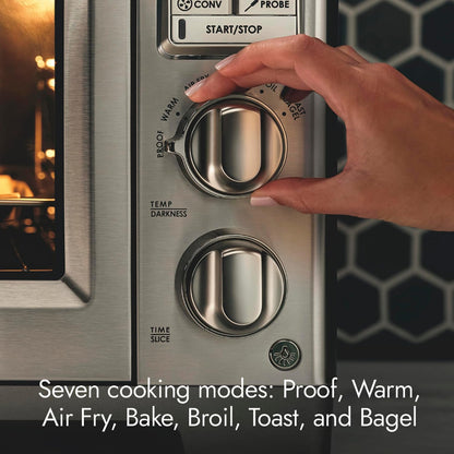 Air Fry and Convection Oven, Air Fryer Toaster Oven Combo, Countertop Convection Oven, the Perfectionist, 1800 Watts, Stainless Steel, Professional Series, LTSCO5003